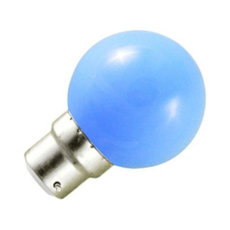ampoule à led b22 0.8w 230 volts bleu