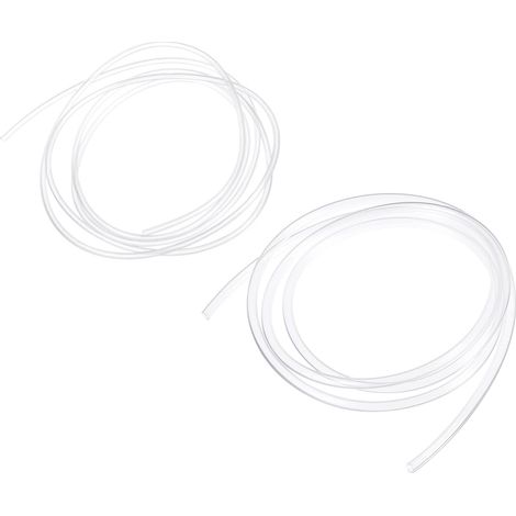 Tube Silicone 1mm ID x 2mm OD, 3mm ID x 4mm OD, 3.28 Ft Flexible Silicone Caoutchouc Tube Eau Air Tuyau Tuyau Clair pour Pompe Transfert (1/5)