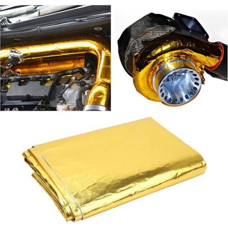 Zoternen Bande adhésive auto-adhésive réfléchissante dorée, haute température, bouclier thermique, isolation thermique pour envelo (1/4)