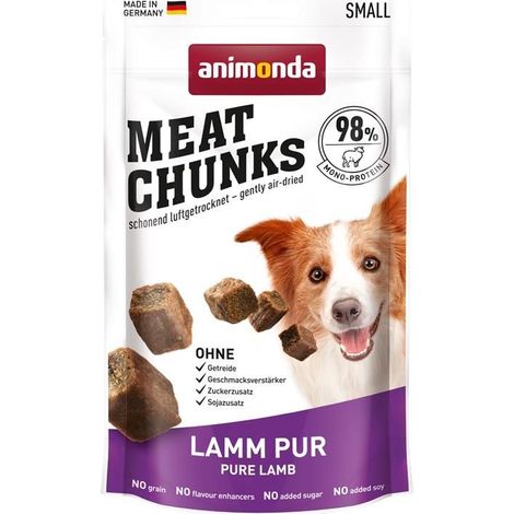 Animonda Meat Chunks Hundesnack Adult Lamm pur 60 g