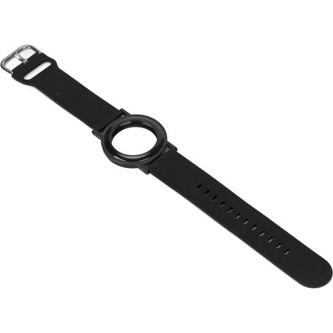 Bracelet de montre pour iOS avec localisateur, bracelet en silicone multifonctionnel anti-rayures pour tout-petits, enfants et personnes âgées, noir