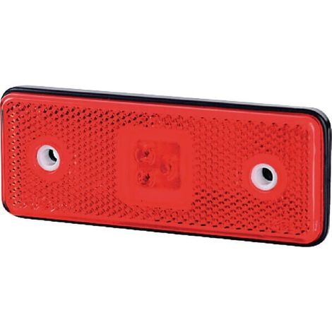 Luz de galib贸 LED'0,4 / 0,7 W rectangular 12 / 24 V roja 112 x 45 x 11 mm 3 LED'gopart GOPART LA35055