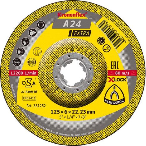 Disco De Corte A24Ex X-Lock 125X6Mm Klingspor