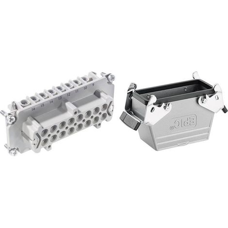 Kit conector EPIC H-BE 16 gris robusto IP65 Lapp