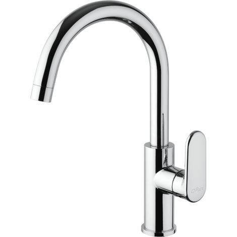 Grifo mezclador para lavabo con caño giratorio alto cromado PAINI Stone