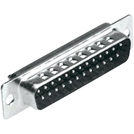 Embase SUB-D mâle 25 pôles MH Connectors 2101-0180-03 180 ° fût à souder 1 pc(s) D18482 (1/5)
