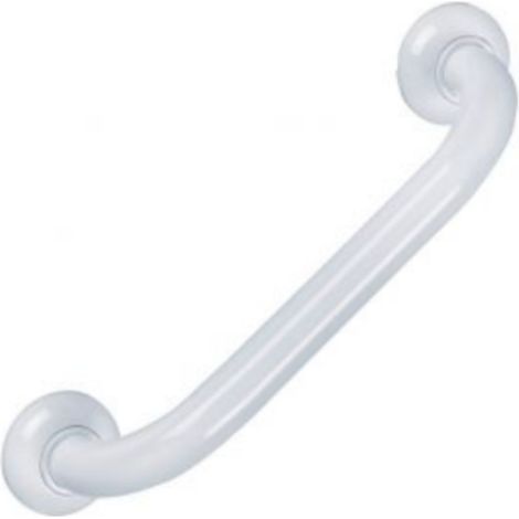 Barre de maintien droite PMR PELLET Essentiel confort 30 cm aluminium époxy blanc