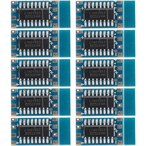 Lot de 10 modules adaptateurs MAX3232 convertisseur RS232 vers TTL pour Arduino, mini carte (1/5)
