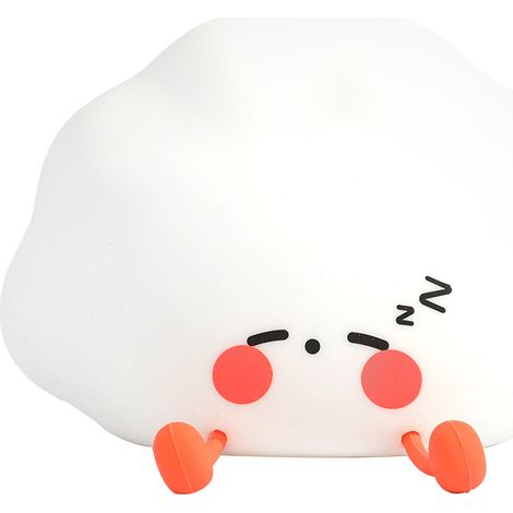 Veilleuse Dumpling, Lampe de Chevet LED, Petite Lampe de Nuit pour Chambre à Coucher, Veilleuse USB, Lampes Mignonnes avec Fonction Support pour Téléphone (1/5)