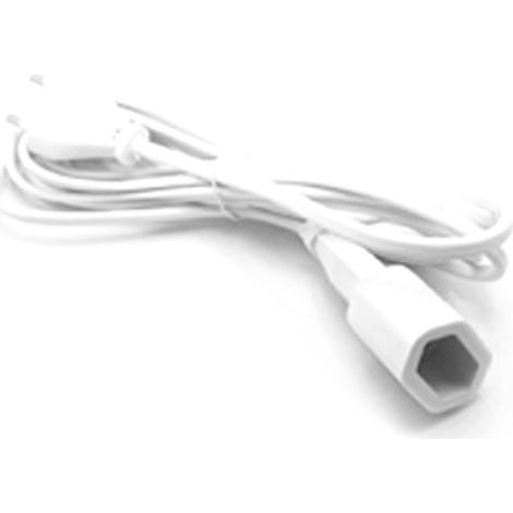 Fiche d'extension électrique mâle-femelle 4mm White 5m Pepb08s-5-w