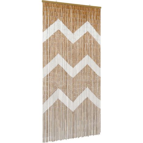 vidaXL Insect Door Curtain Multicolor 200 x 100 cm Bamboo