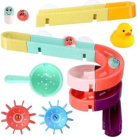 Ein 24-teiliges Montageschienen-Set für Kinderbadespielzeug, Babybadezimmer-Montageschienen-Set (1/5)