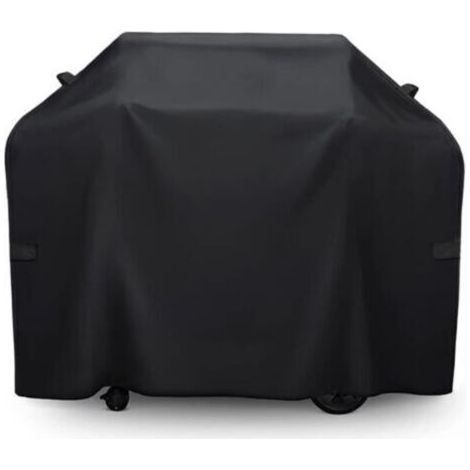 Housse de protection pour barbecue à gaz, bâche de protection pour barbecue, imperméable au vent, aux UV, à l'eau, à la poussière, à la neige (147x61x122cm) (1/4)