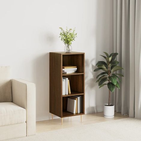 Sideboard Braun Eichen-Optik 34,5x32,5x90 cm Holzwerkstoff (1/5)
