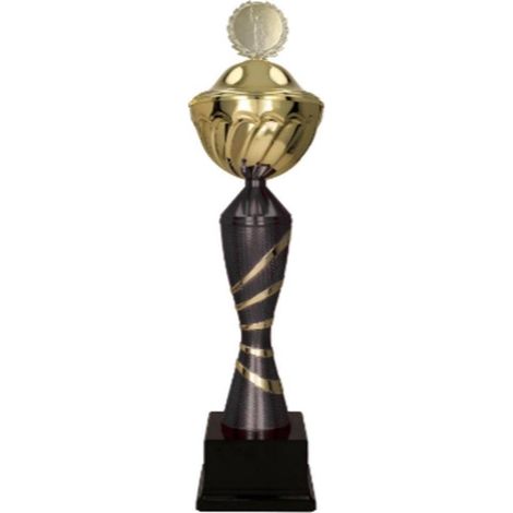 Trofeo victoria metallo elegante diametro 160 mm