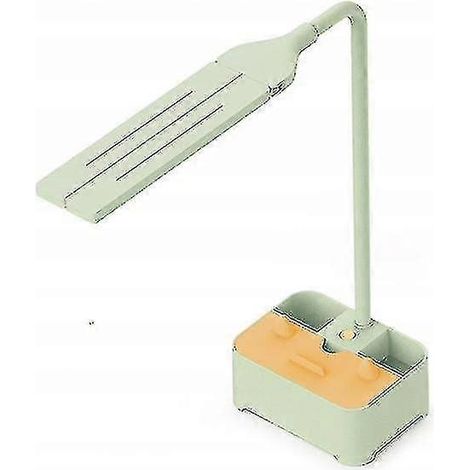 Lampe de bureau LED pliable avec protection oculaire, lampe de lecture pour étudiants (couleur : verte) (1/5)