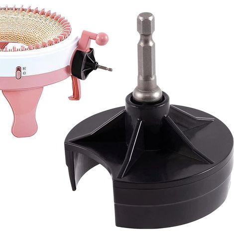 Adaptateur pour machine à tricoter avec perceuse, adaptateur de tricotage rapide pour Sentro 22, 40, 48, Jamit, avec embout hexagonal pour tournevis électrique (1/5)