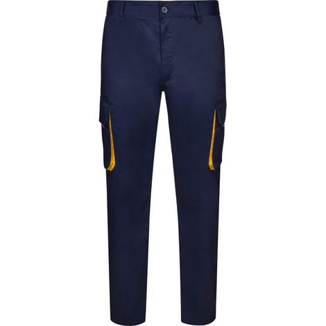 Pantalón bicolor para industria base con refuerzo VELILLA Serie 103004