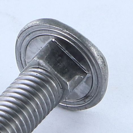 TRCC JAPY tête ronde collet carré Tête DIAMANT M8X60 Acier brut-10 pièces