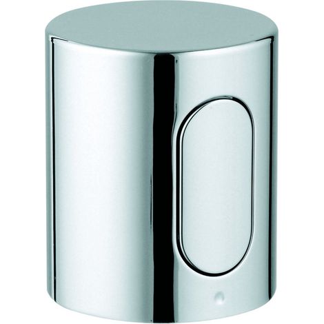 Grohe Temperaturwählgriff für Thermostat-Brausebatterien, Sicherheitssperre bei 43 Grad C, Phantom Black, 47811KF0 (1/2)