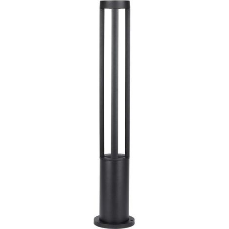 Lámpara LED de jardín V-TAC, 10 W, COB, color negro, altura: 80 cm, blanco frío, IP65