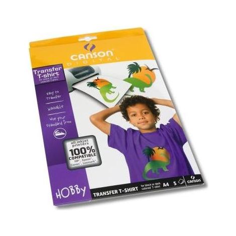 Canson 200987240 papel transfer para tejido
