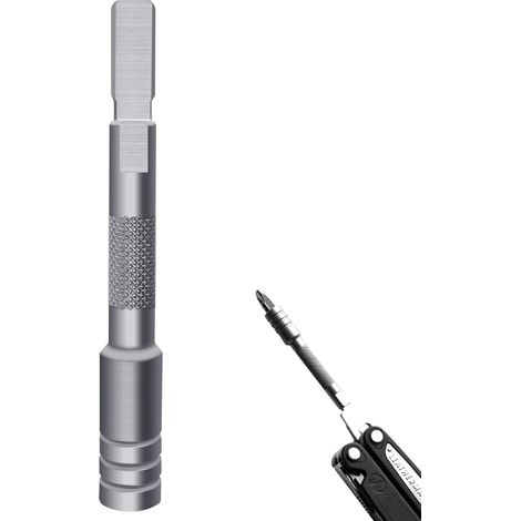 Rallonge de 8,26 cm – Compatible avec les embouts Multitool et embouts hexagonaux standards, rallonge porte-embout en métal, accessoires multi-outils pour réparation (1/5)