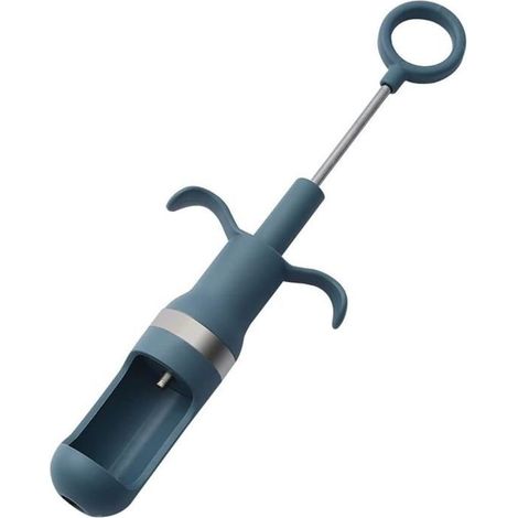 Ecleanfy - Dénoyauteur de cerises - AIMOONSA - Manuel - Léger et compact - ABS & inox - Avec cuillère (Bleu)