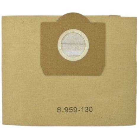 Sac aspirateur Karcher 6.959-130.0 filtre à sac papier pour WD 3 MV 12pcs (1/4)