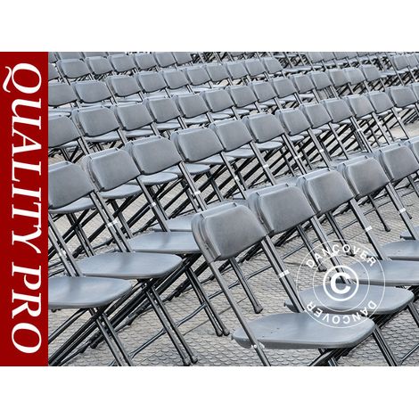 Folding Chair 44x44x80 cm, Black, 24 pcs. - Dancover