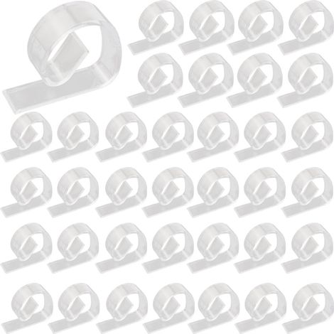 36PCS Transparent Clear Tablecloth Clips, Plastic Table Cloth Clips,Windproof Table Cover Holder Clamps,Table Cloth Holder for Christmas Home Wedding Party Indoor Outdoor Camping Picnic