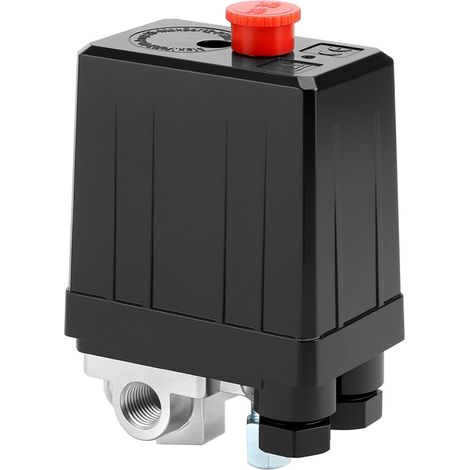 4 Voies pressostat compresseur d'air, interrupteur de pression 220V, vanne de contrôle pour compresseur d'air (1/5)