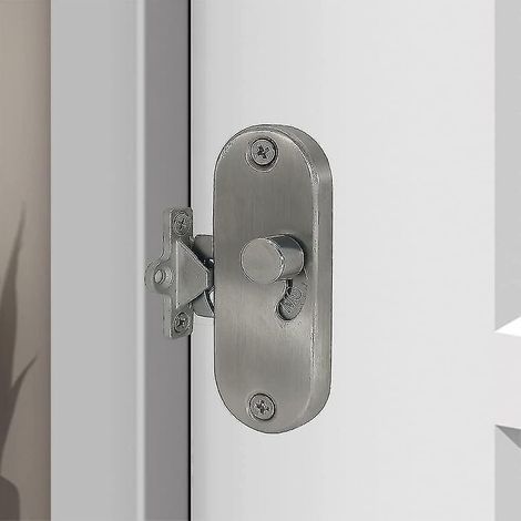 Serrure à angle droit pour porte coulissante avec boucle et porte de grange (1/4)