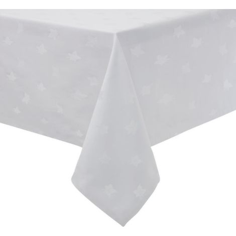 Nappe rectangulaire blanche feuilles de lierre Luxor (GW450) - MITRE LUXURY (1/4)