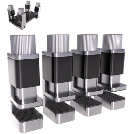 BUNTHAUS Lot de 4 pinces de fixation réglables en métal pour écran LCD - Outil de réparation pour smartphone, ordinateur, ordinateur portable, tablette, ebook (1/5)