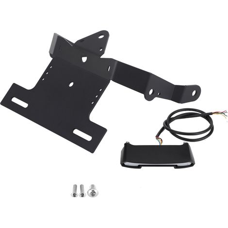 Plaque d'immatriculation 12V avec feu arrière LED et clignotants, support de garde-boue, compatible Vulcan S 650/Cafe (1/5)