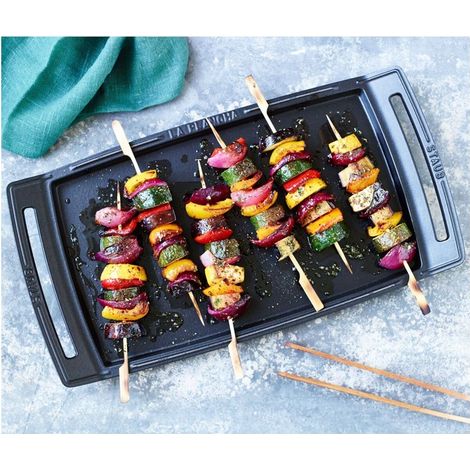 STAUB- Plancha en Fonte, Rectangulaire, 38 x 25 cm, Noir Mat (1/3)