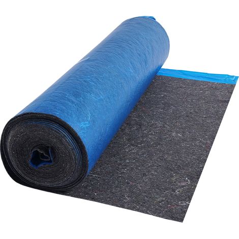 Mophorn Sottopavimento 18,6 m², Base per Pavimenti in Laminato con Barriera al Vapore Integrata, Struttura in Fibra Resistente e Pellicola in PE, Isolamento Acustico e Riduzione del Rumore