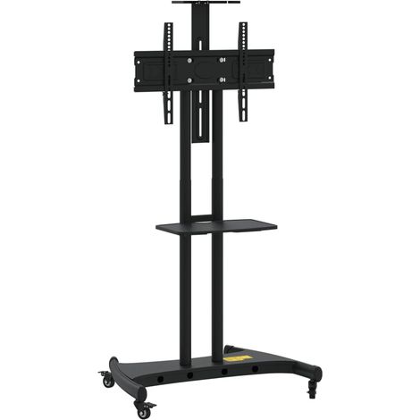 TV Stand on Wheels 32-70 Inch Screen Max VESA 600x400 mm 60kg vidaXL
