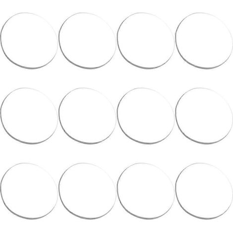 Filiyano-Lot de 12 patins de protection pour table en verre, ventouses et rondelles anti-adhérentes. (1/2)