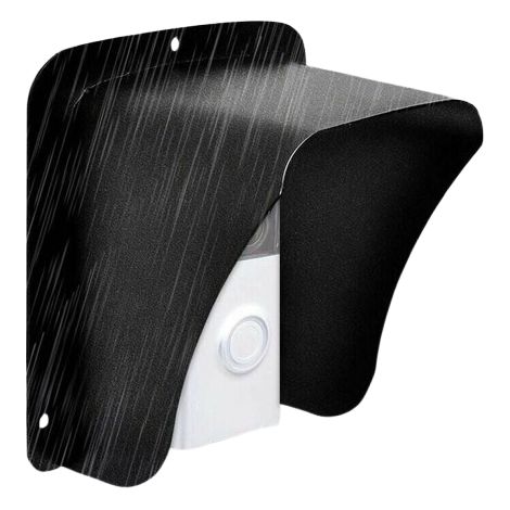 Couvercle Porte-sonnette - En Métal Anticorrosion - Protection Contre Pluie Neige Soleil - Compatible Toutes Sonnettes Vidéo - 1 Pièce (1/5)