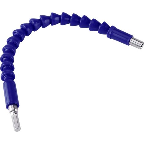 Flexible Schaftbits 1/4" Sechskantschaft-Verlängerung Schraubendreher-Bithalter Verbindungsglied (blau) (1/5)