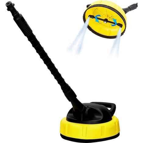 Reusable cleaning tools Pavement scrubber – Effective pressure washer Concrete cleaner Portable outdoor cleaner Cleaning products Pressure washer Surface cleaner (1/5)
