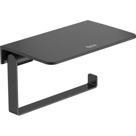 Portarrollo con repisa HOTELS - ROCA Color: Negro (1/2)