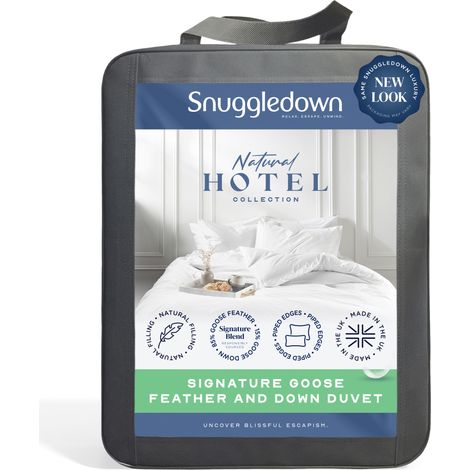 Snuggledown Hotel Goose Feather & Down Duvet, 10.5 Tog, Super King