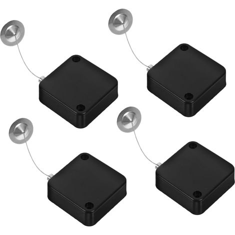 antivol rétractable en acier inoxydable 4 pièces avec verrou
