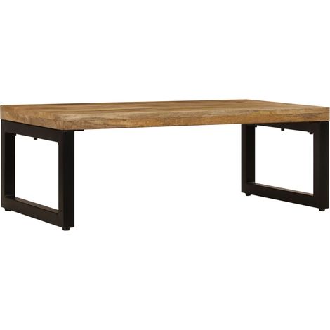Maison Exclusive - Couchtisch 100x50x35 cm Massivholz Mango und S