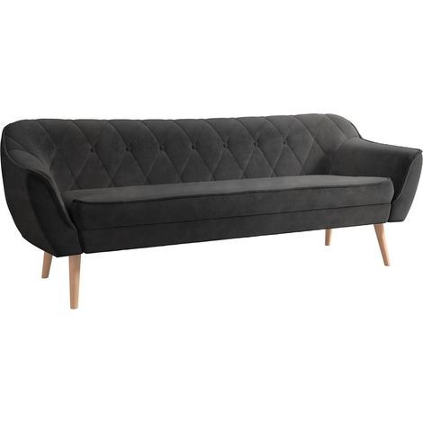 Sofá Glenview 106, Kronos 34, 180x74x75cm, Tapiz, Patas: Madera (1/5)