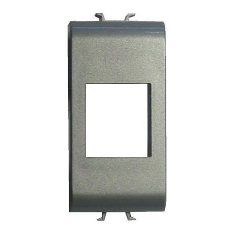 Cover Keystone per Frutti RJ45 Compatibile Gewiss Serie Chorus Titanio