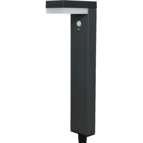 Paletto solaire LED extérieur avec capteur de mouvement et 3 modes